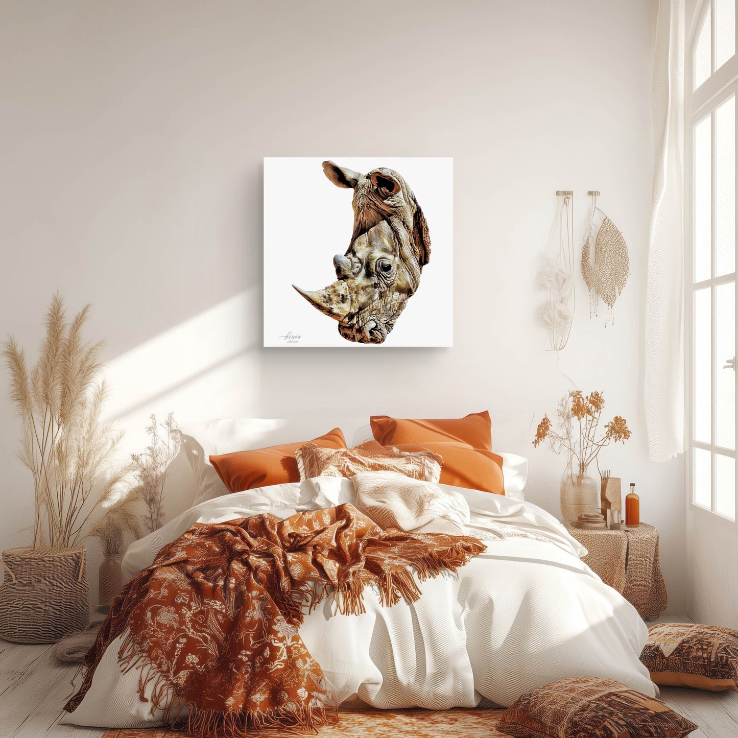 Rhino Indoor & Outdoor HD Silk Poster