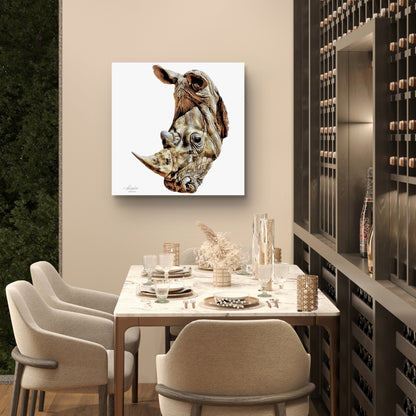 Rhino Indoor & Outdoor HD Silk Poster