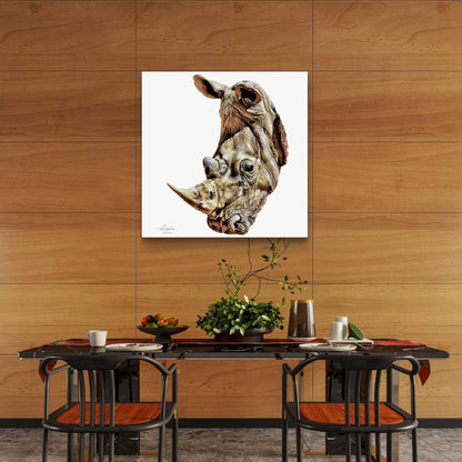 Rhino Indoor & Outdoor HD Silk Poster