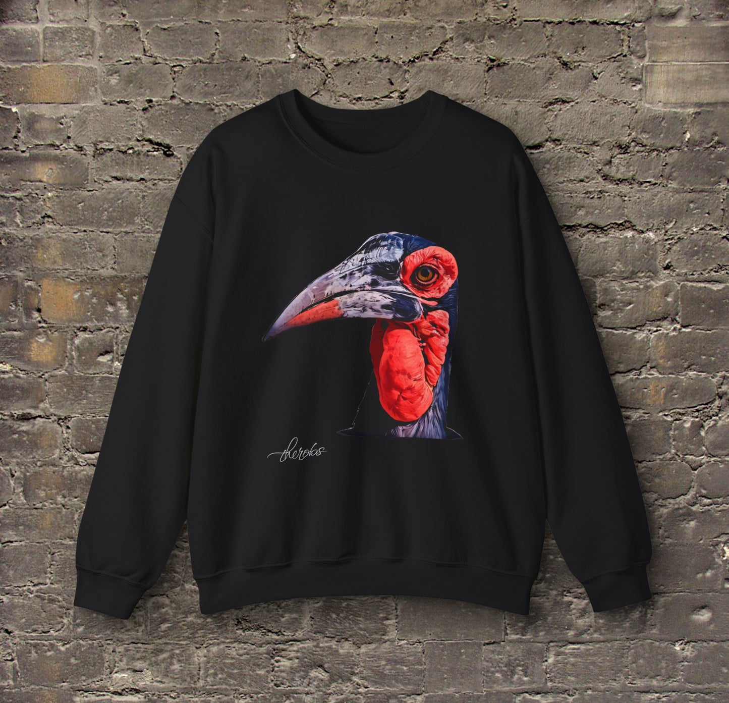 African Hornbill Heavy Unisex Sweatshirt