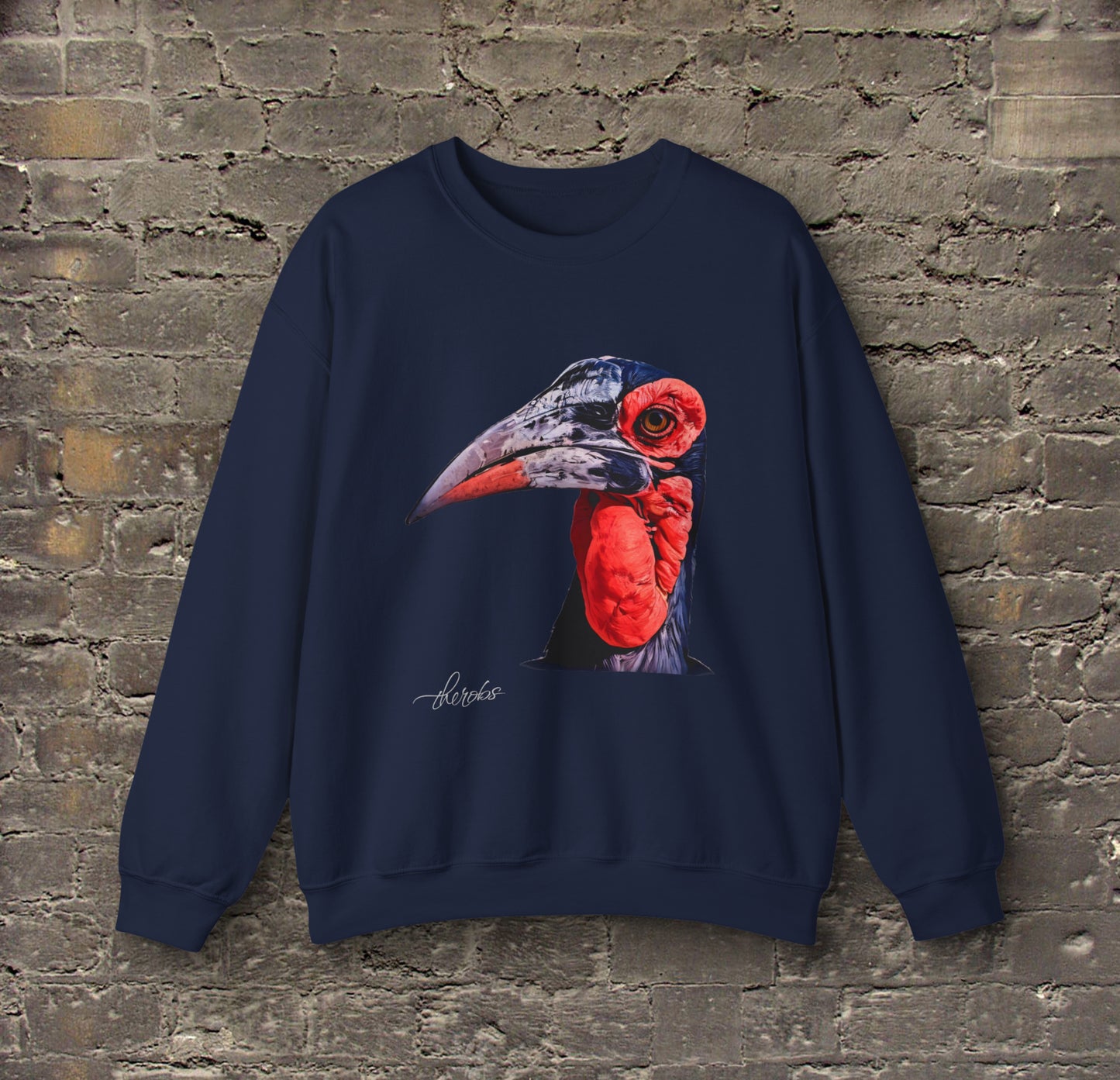 African Hornbill Heavy Unisex Sweatshirt