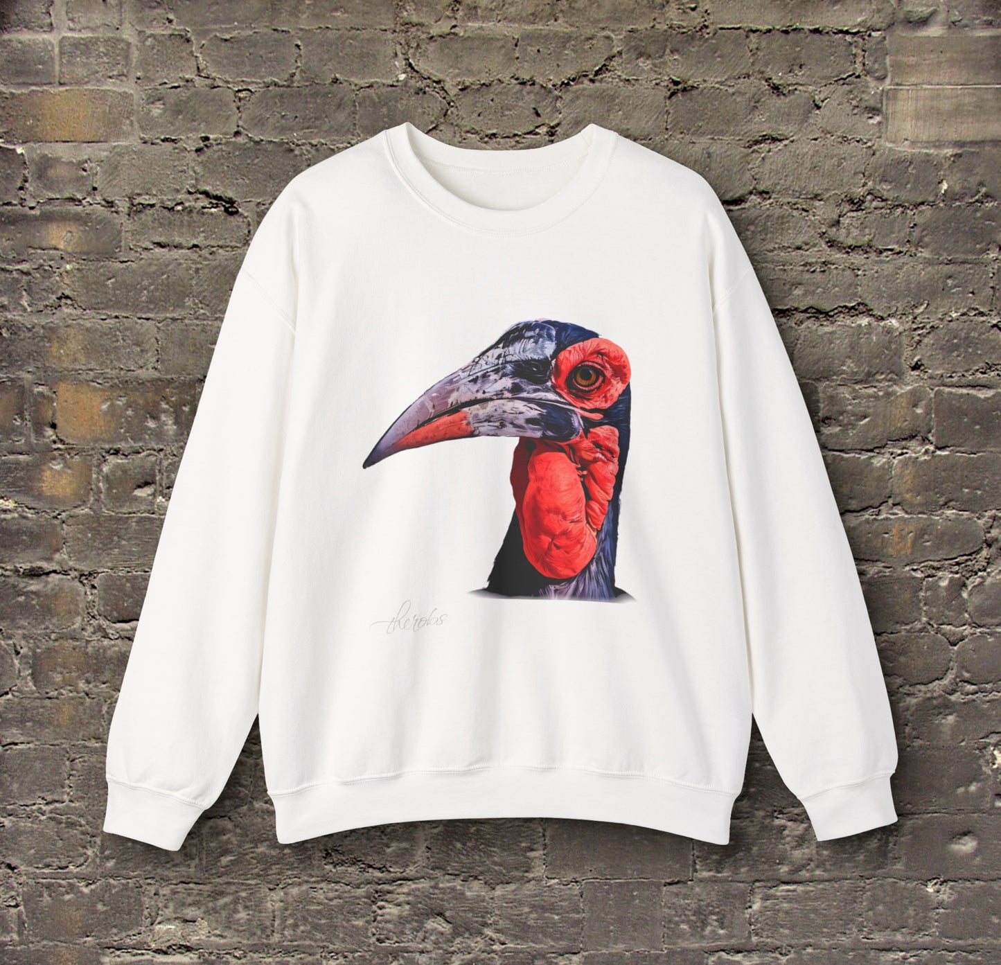 African Hornbill Heavy Unisex Sweatshirt