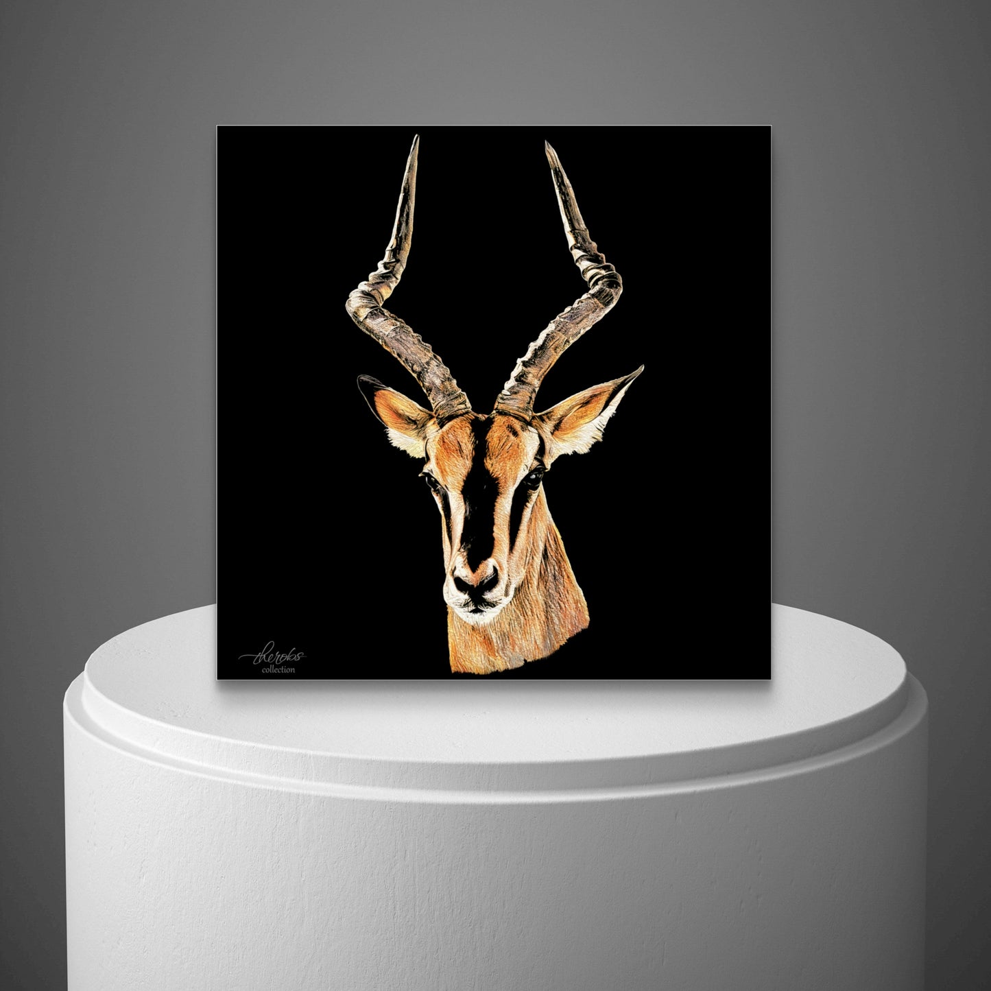 Impala Indoor & Outdoor HD Black Silk Poster