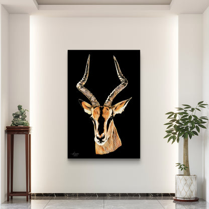 Impala Indoor & Outdoor HD Black Silk Poster