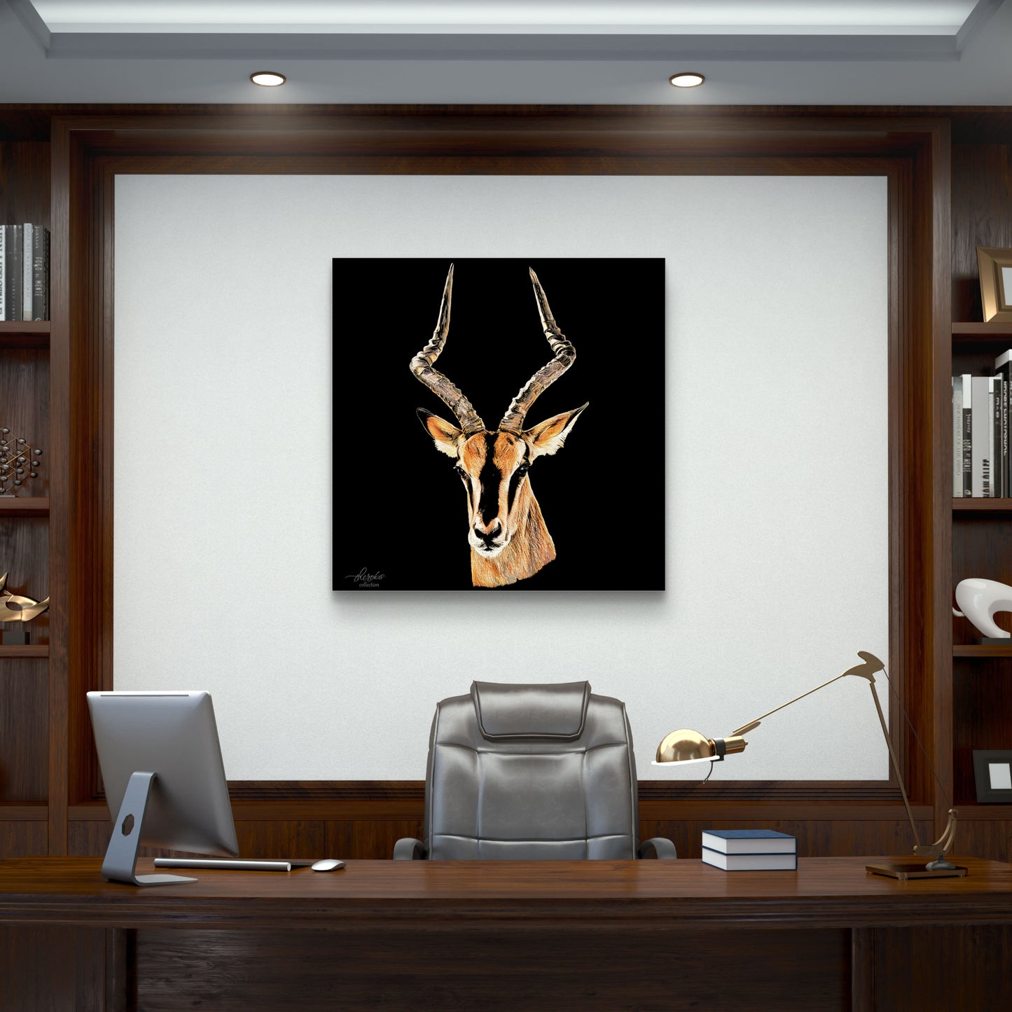 Impala Indoor & Outdoor HD Black Silk Poster