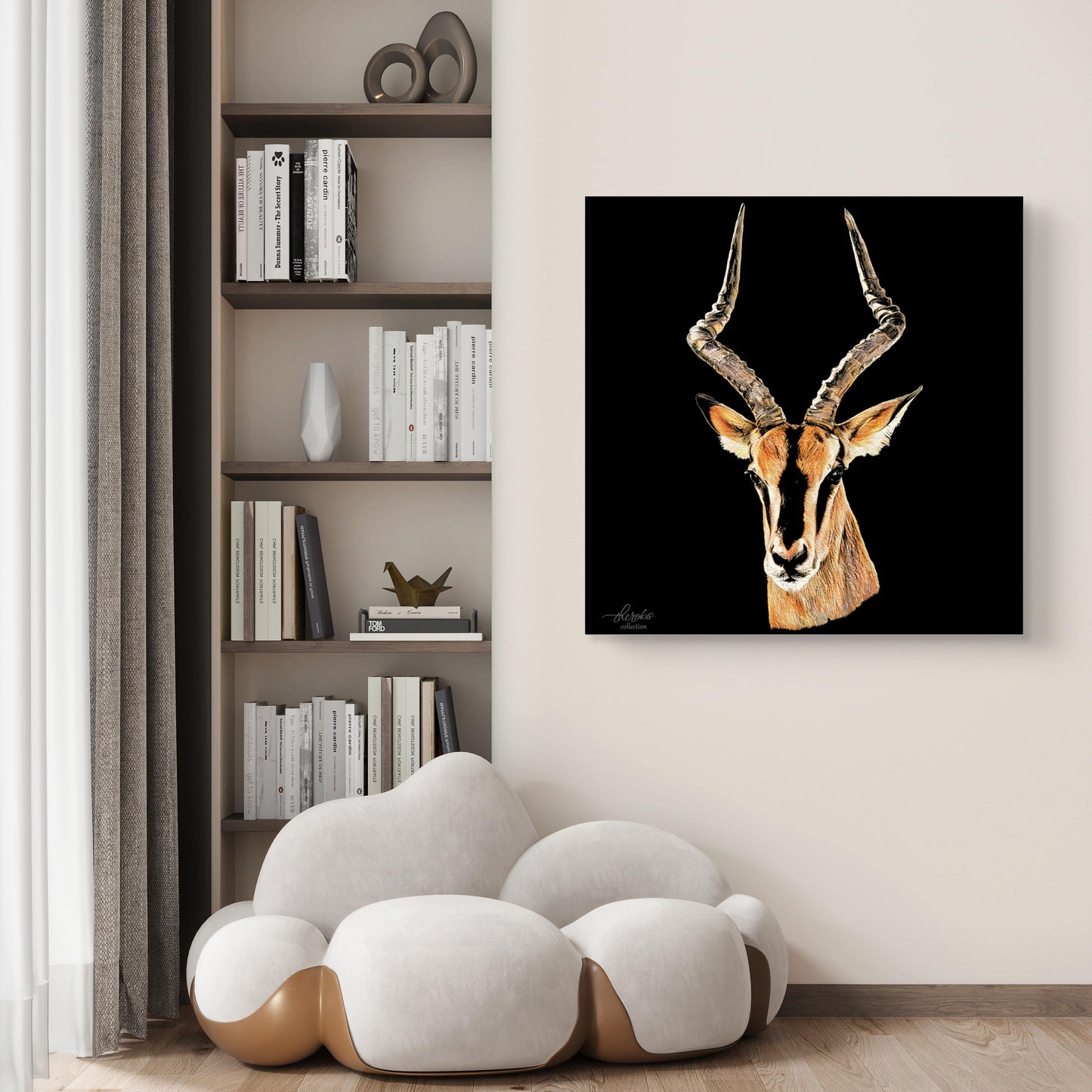 Impala Indoor & Outdoor HD Black Silk Poster