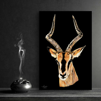 Impala Indoor & Outdoor HD Black Silk Poster
