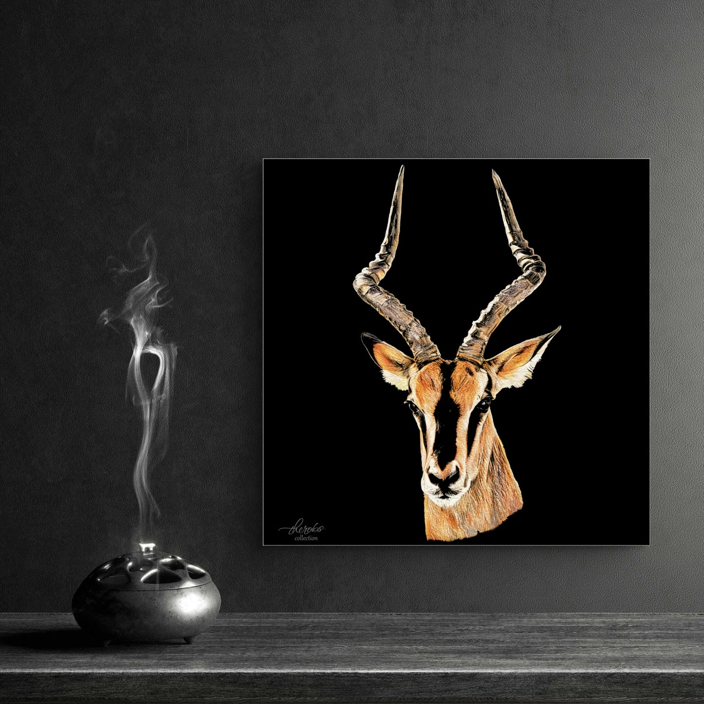 Impala Indoor & Outdoor HD Black Silk Poster