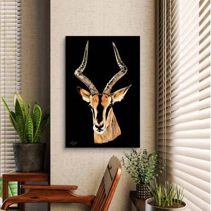 Impala Indoor & Outdoor HD Black Silk Poster
