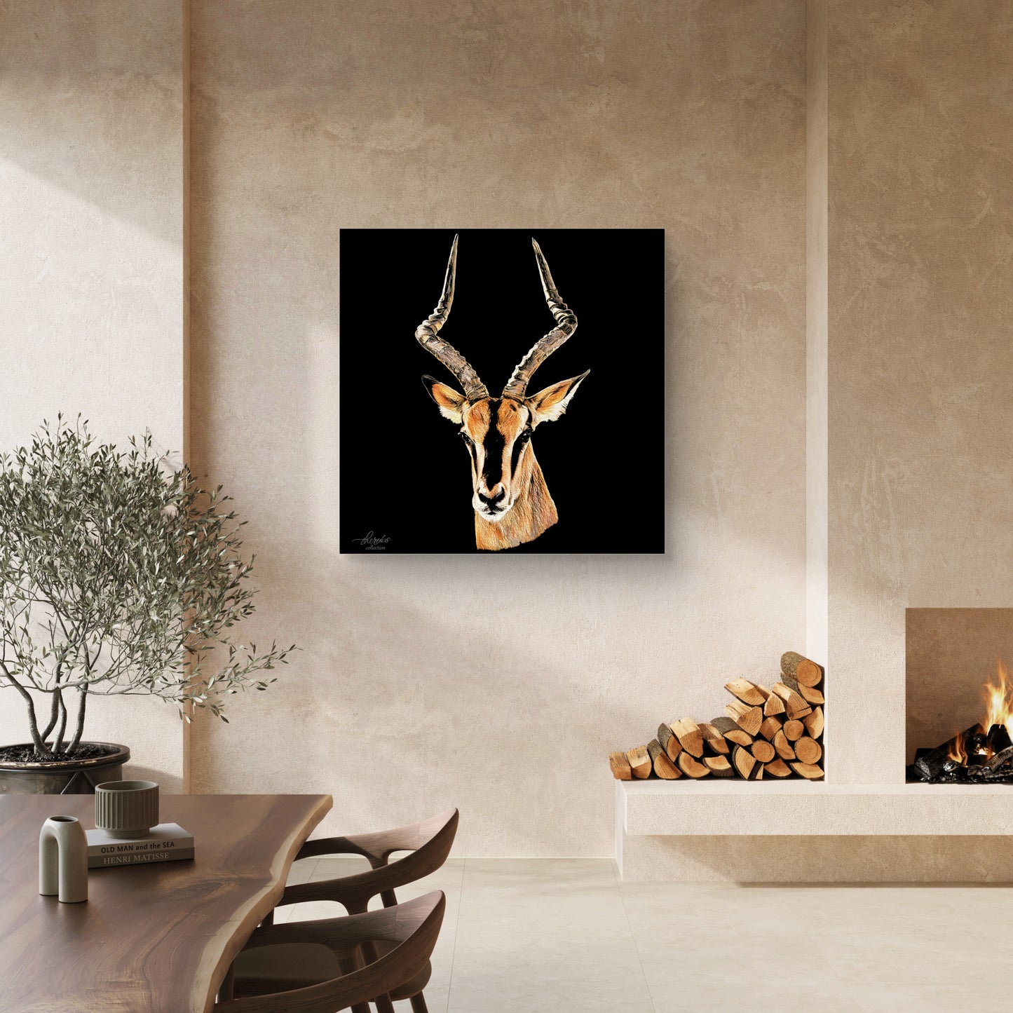 Impala Indoor & Outdoor HD Black Silk Poster