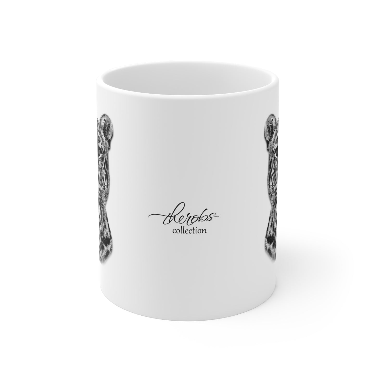 B&W Leopard Mug 2