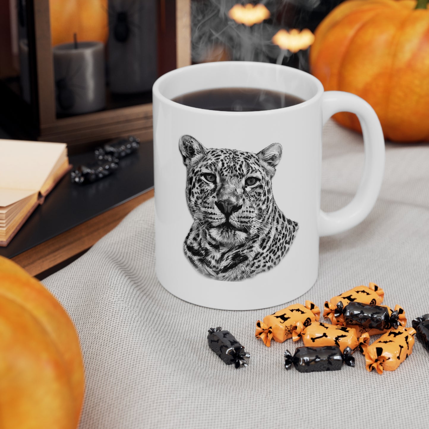 B&W Leopard Mug 2