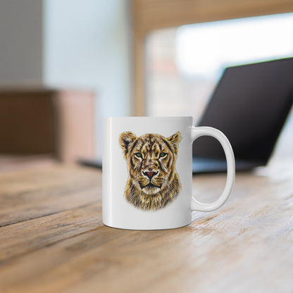 Colour Lioness Mug
