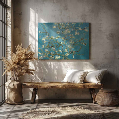 Almond Blossom - Vincent van Gogh - Framed Canvas Wall Art Print-1