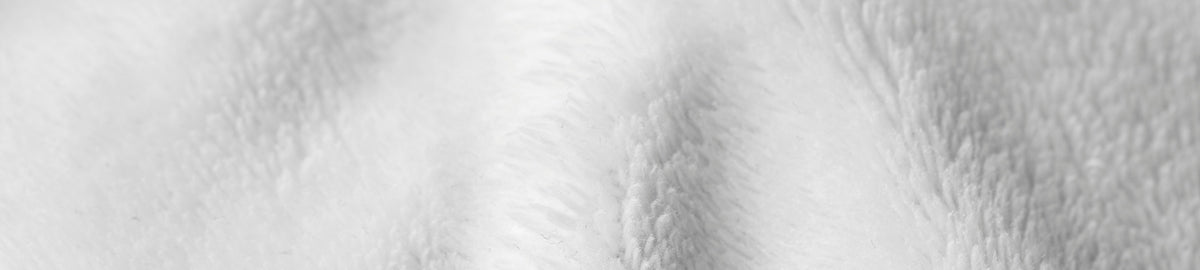 HD Printing UK Cosy Arctic Fleece Blankets, Close-up of white fabric texture