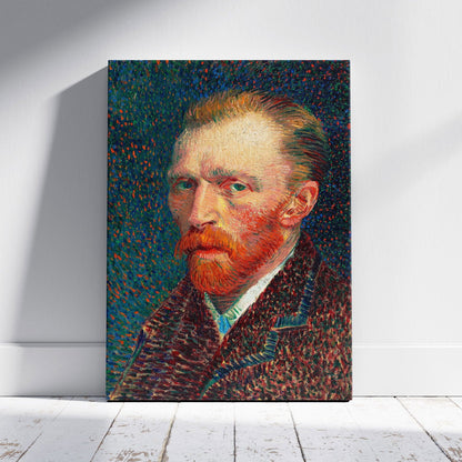 Self Portrait - Vincent van Gogh - Framed Canvas Wall Art Print-0