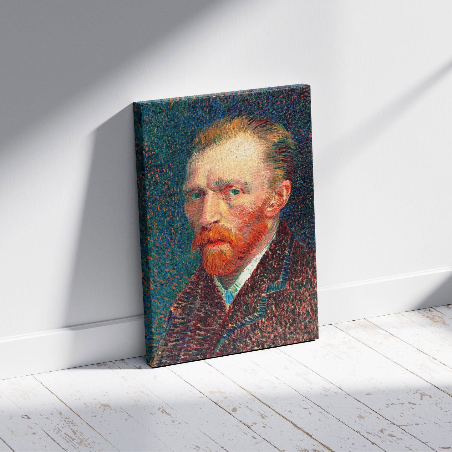 Self Portrait - Vincent van Gogh - Framed Canvas Wall Art Print-2