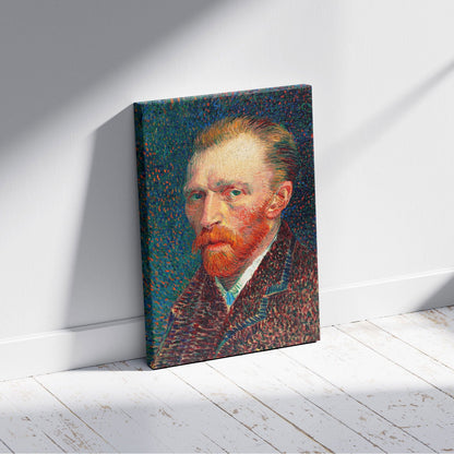 Self Portrait - Vincent van Gogh - Framed Canvas Wall Art Print-2