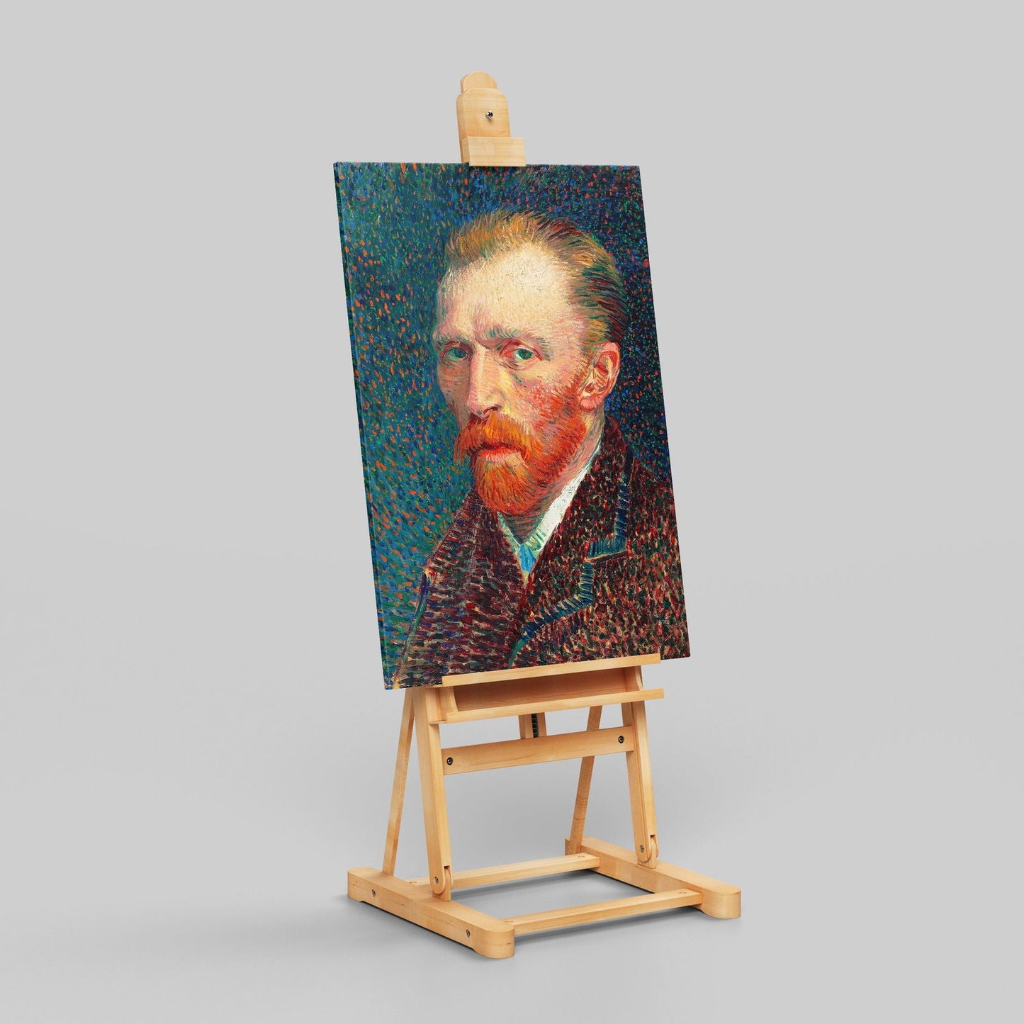 Self Portrait - Vincent van Gogh - Framed Canvas Wall Art Print-3