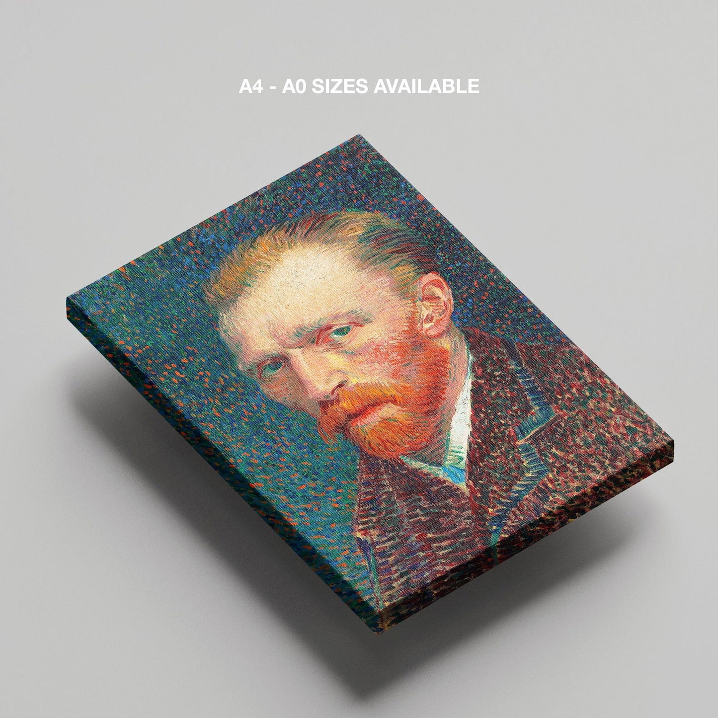 Self Portrait - Vincent van Gogh - Framed Canvas Wall Art Print-4