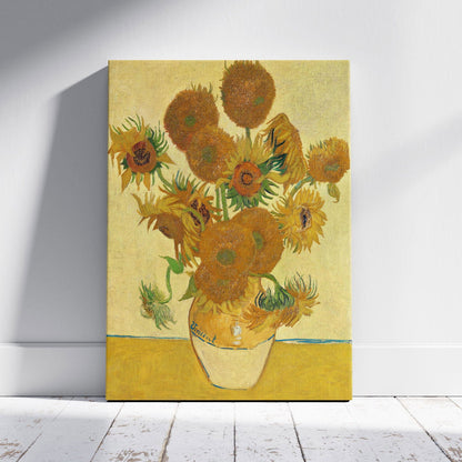 Sunflowers - Vincent van Gogh - Framed Canvas Wall Art Print-0