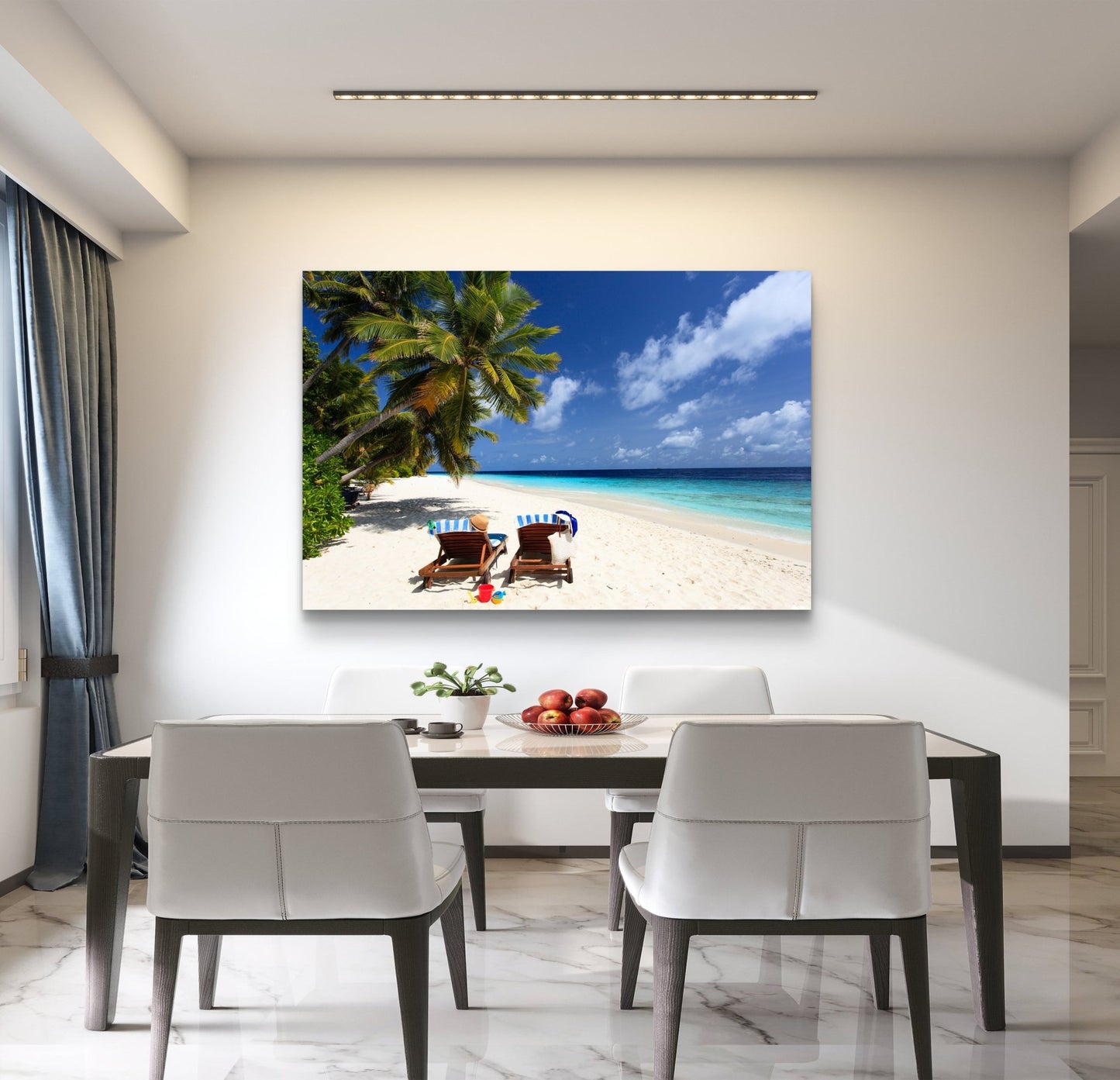 Beach Silk Poster - HD Printing