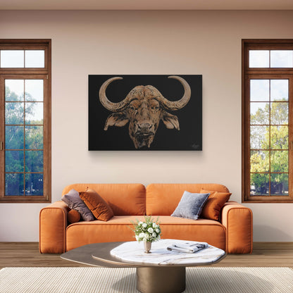 Buffalo Fine Art Giclée Matte Black Poster - HD Printing