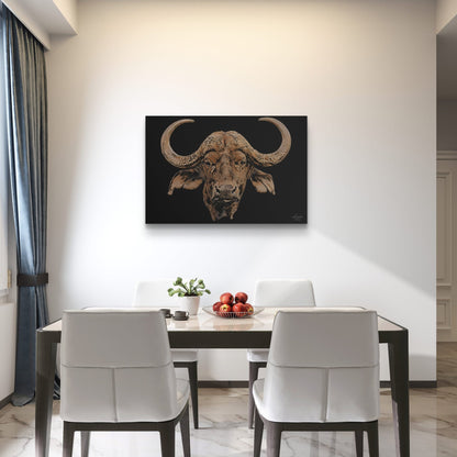Buffalo Fine Art Giclée Matte Black Poster - HD Printing