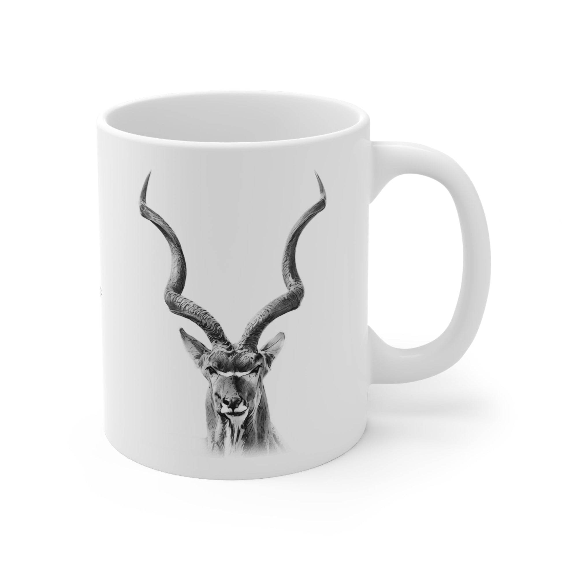 B&W Kudu Mug - HD Printing