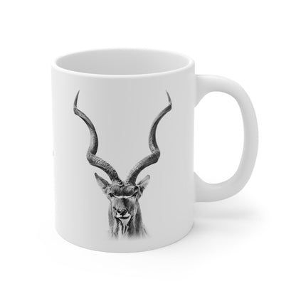 B&W Kudu Mug - HD Printing