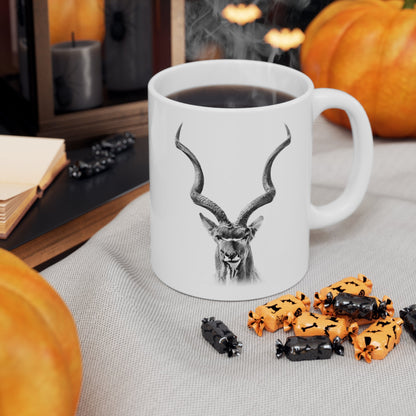 B&W Kudu Mug - HD Printing