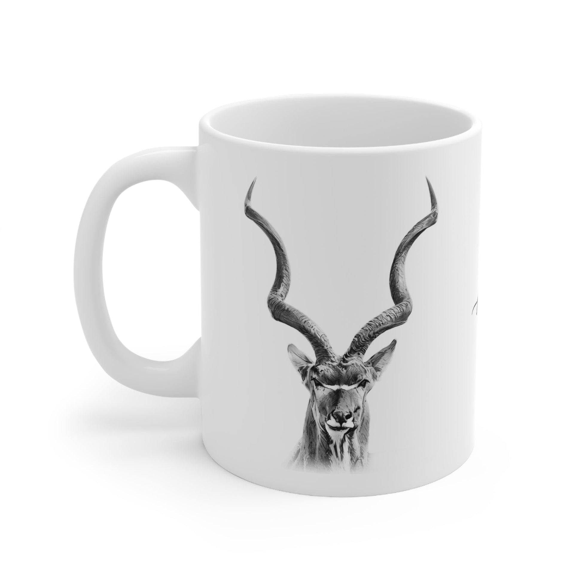 B&W Kudu Mug - HD Printing