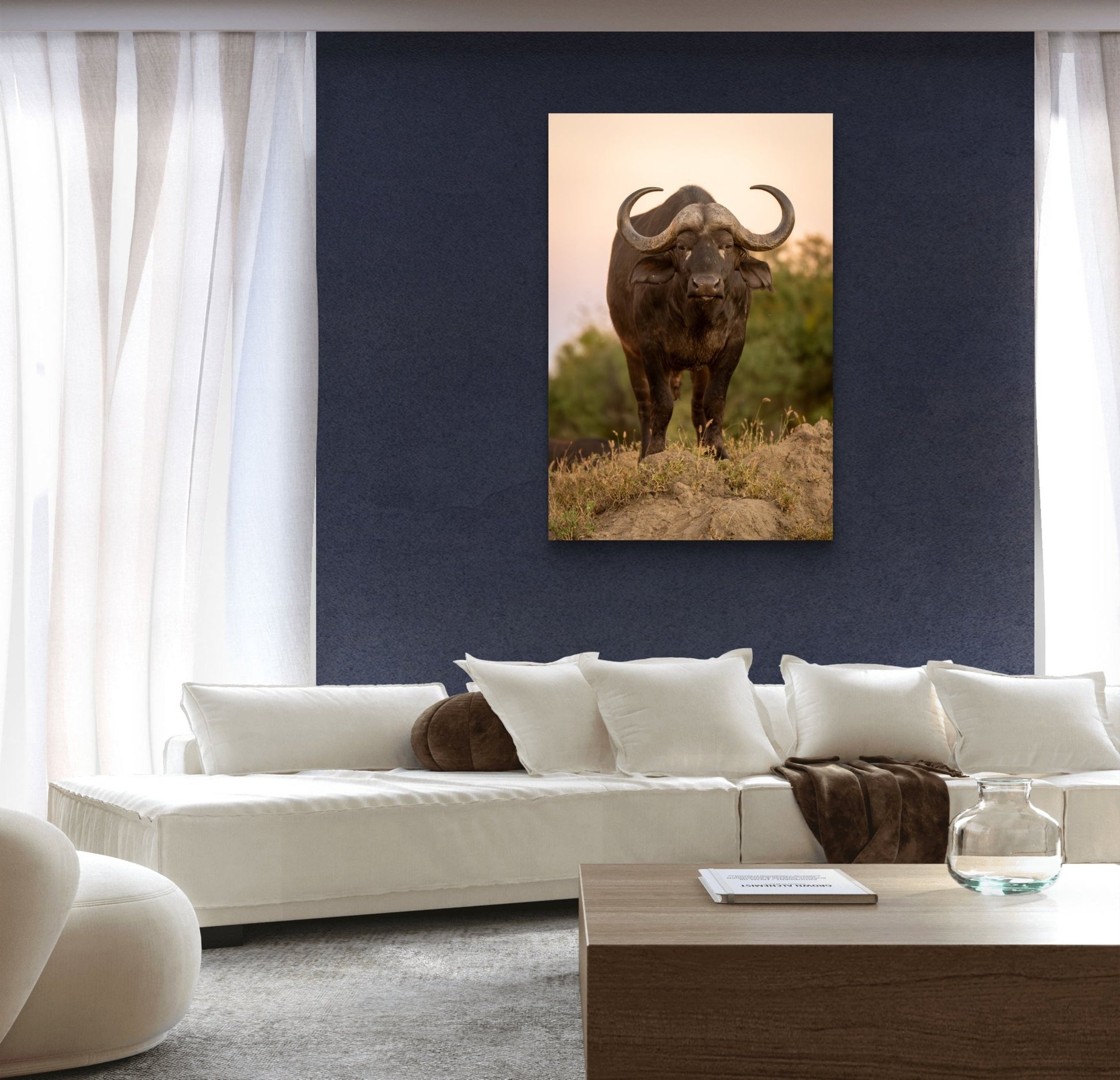Cape Buffalo Fine Art Poster - HD Printing