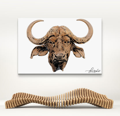 Cape Buffalo Fine Art Poster - HD Printing