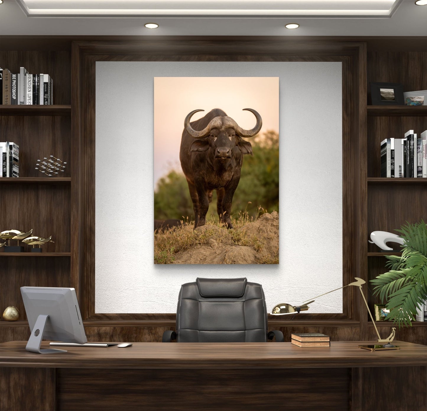 Cape Buffalo Fine Art Poster - HD Printing
