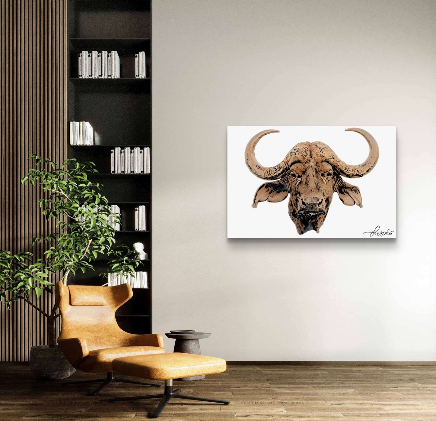Cape Buffalo Fine Art Poster - HD Printing