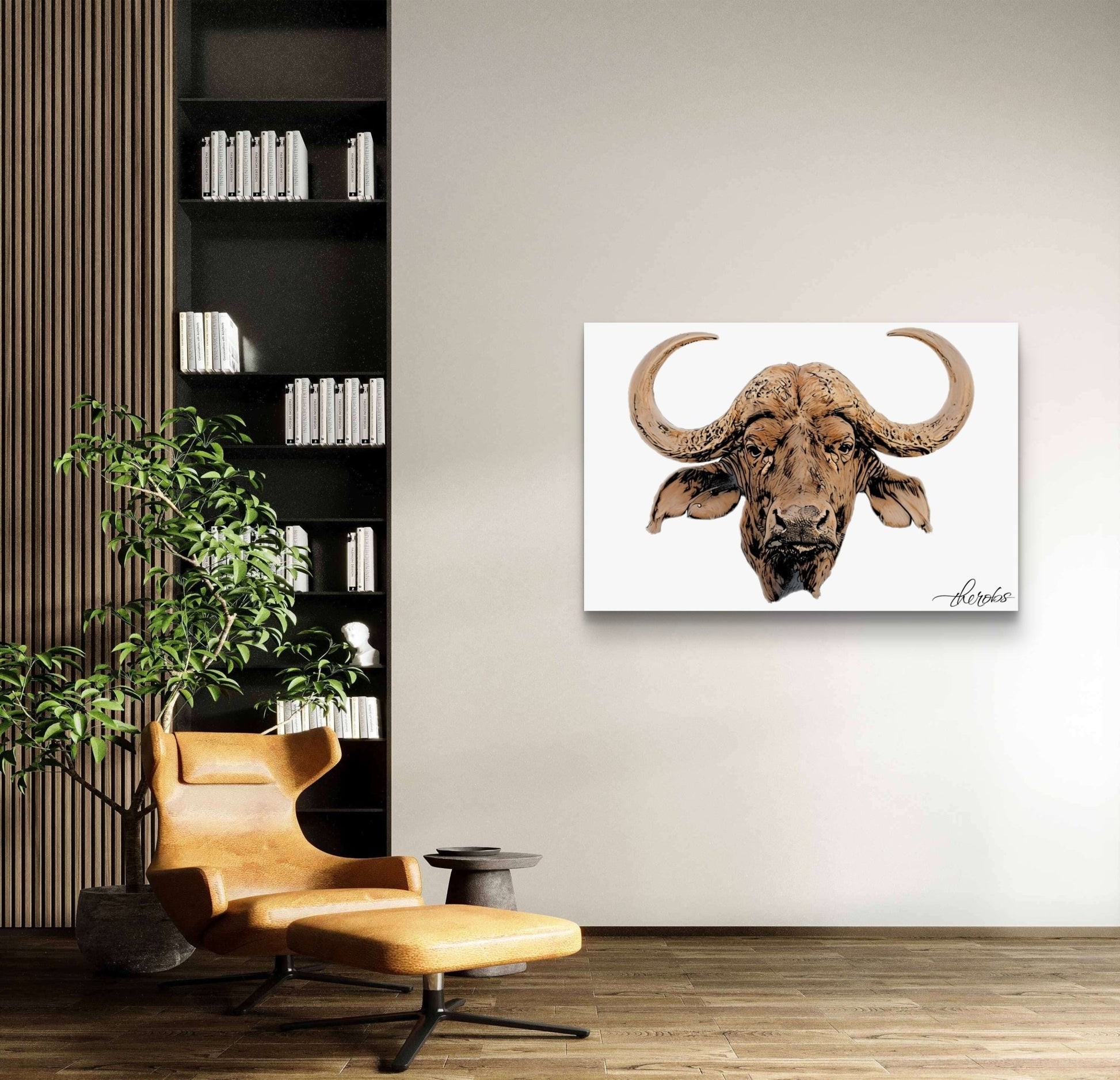 Cape Buffalo Fine Art Poster - HD Printing