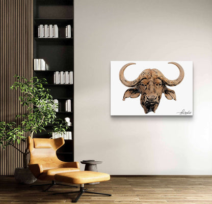 Cape Buffalo Fine Art Poster - HD Printing