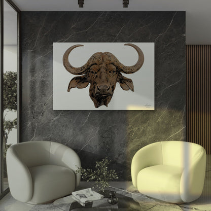 Cape Buffalo Indoor & Outdoor HD Silk Poster - HD Printing