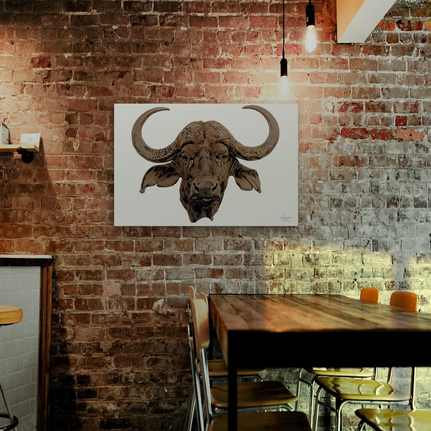 Cape Buffalo Indoor & Outdoor HD Silk Poster - HD Printing