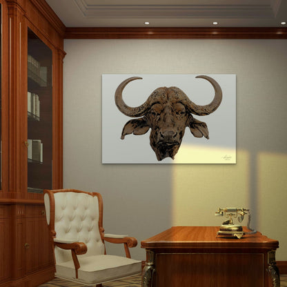 Cape Buffalo Indoor & Outdoor HD Silk Poster - HD Printing