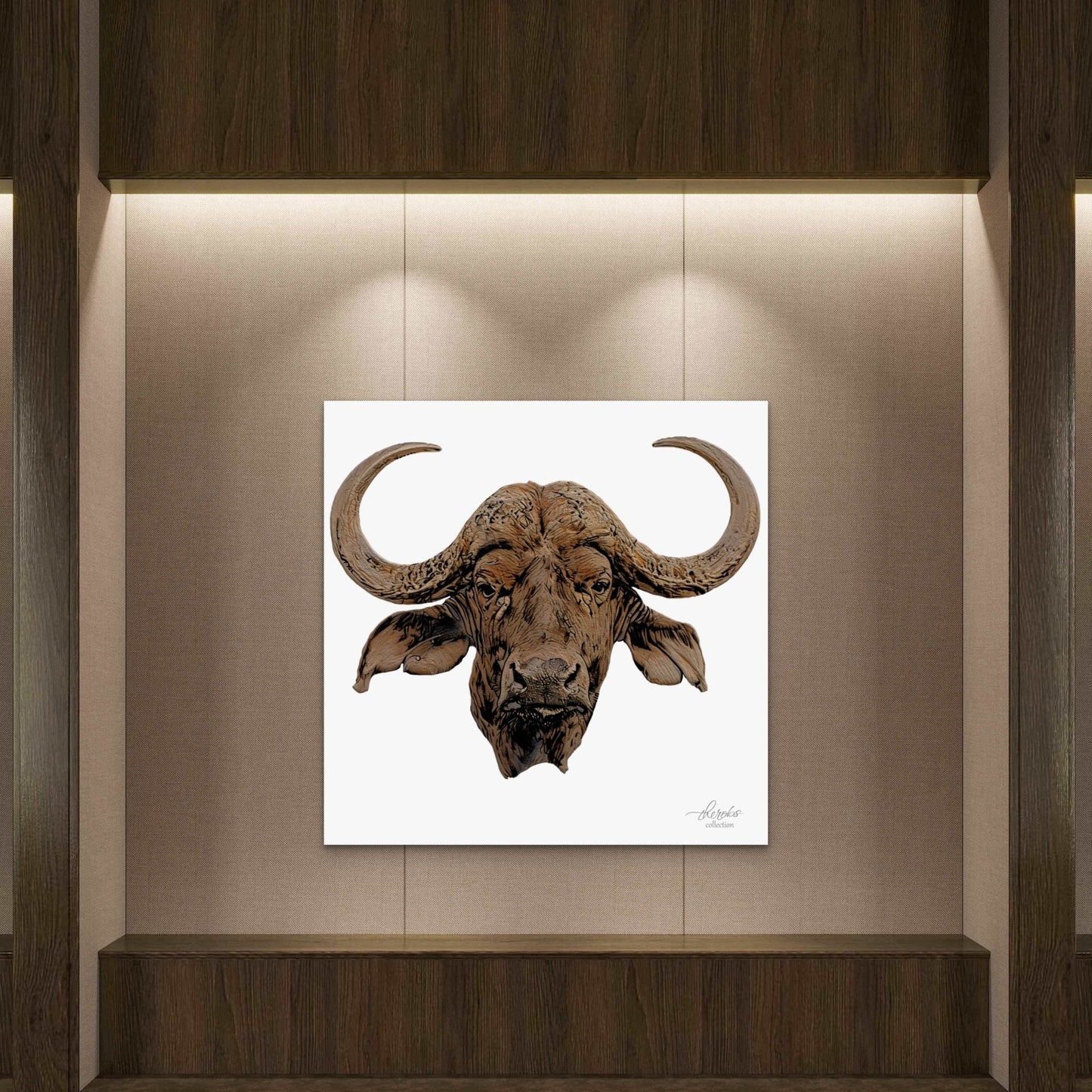 Cape Buffalo Indoor & Outdoor HD Silk Poster - HD Printing