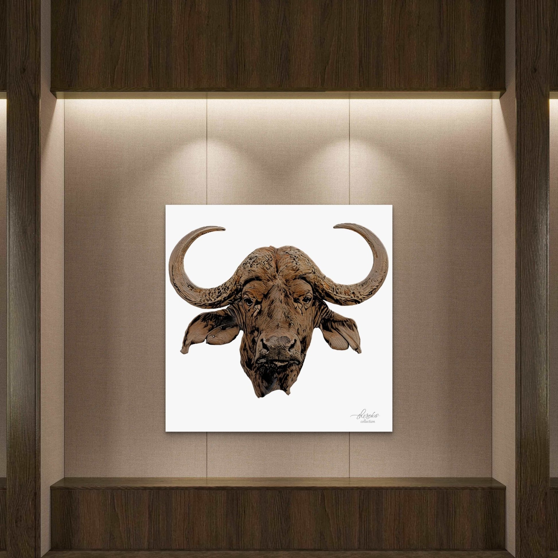 Cape Buffalo Indoor & Outdoor HD Silk Poster - HD Printing