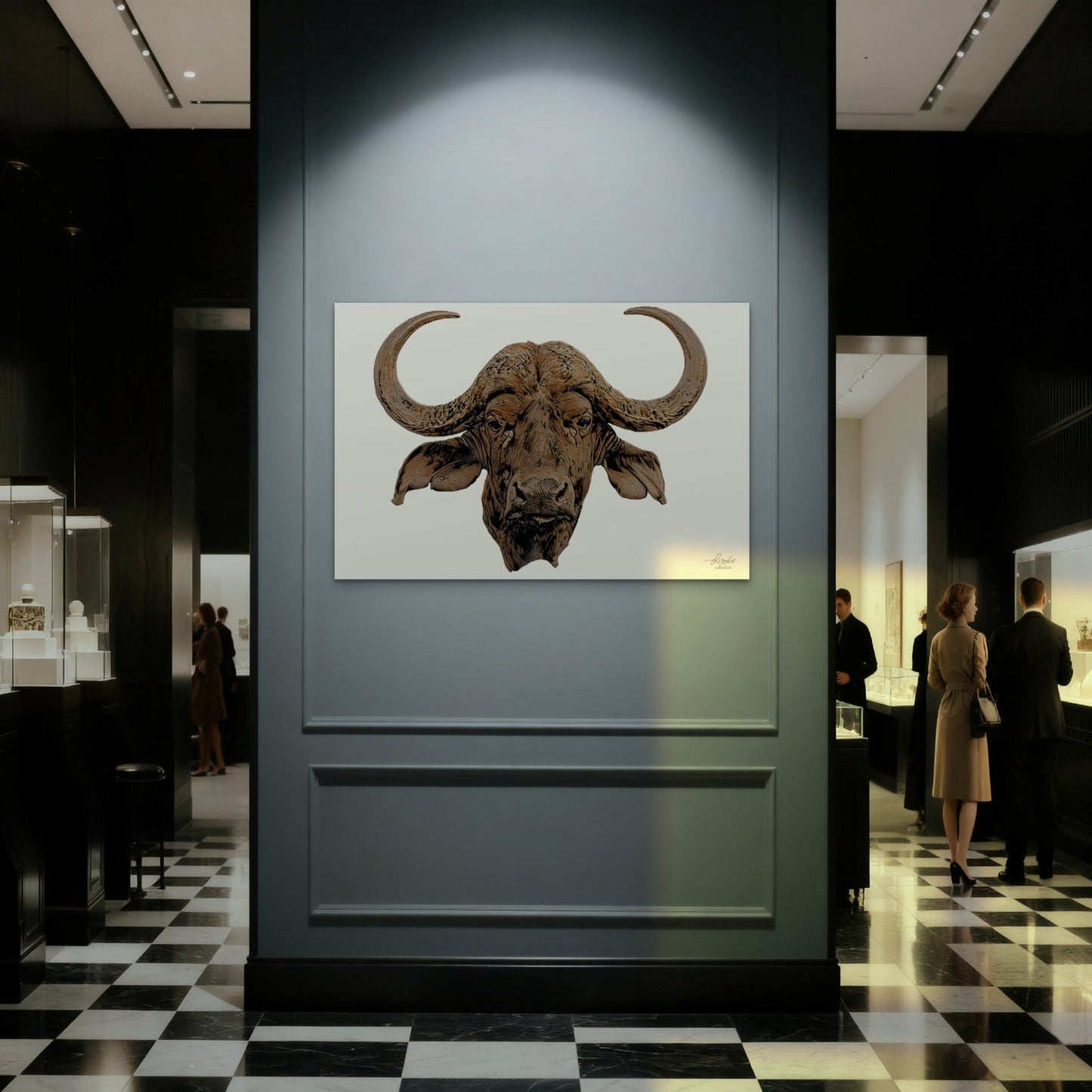 Cape Buffalo Indoor & Outdoor HD Silk Poster - HD Printing