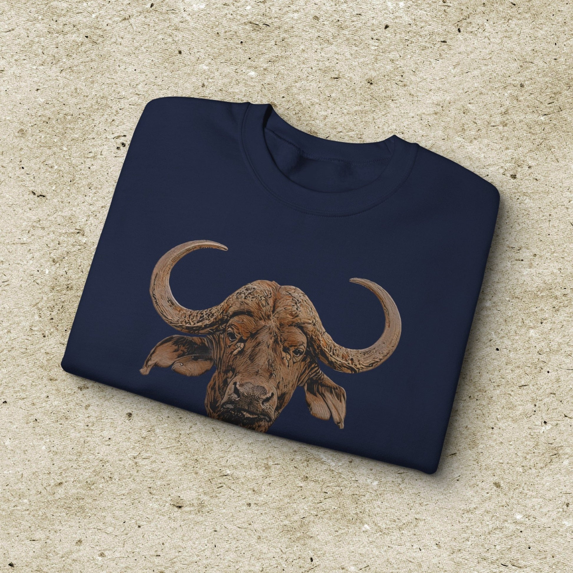 Cape Buffalo Unisex Heavy Sweatshirt - HD Printing