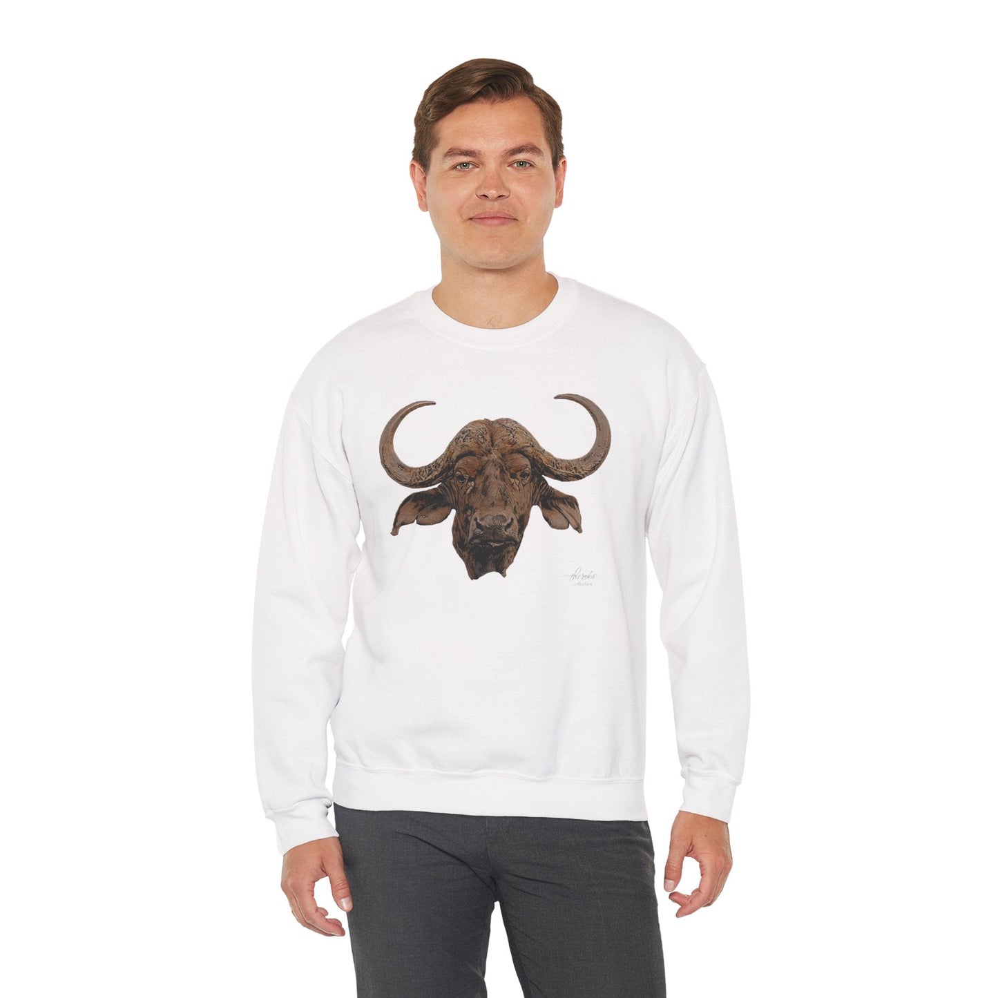 Cape Buffalo Unisex Heavy Sweatshirt - HD Printing