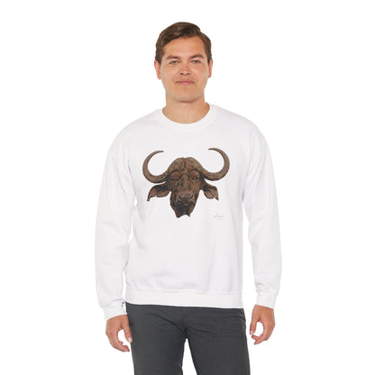 Cape Buffalo Unisex Heavy Sweatshirt - HD Printing