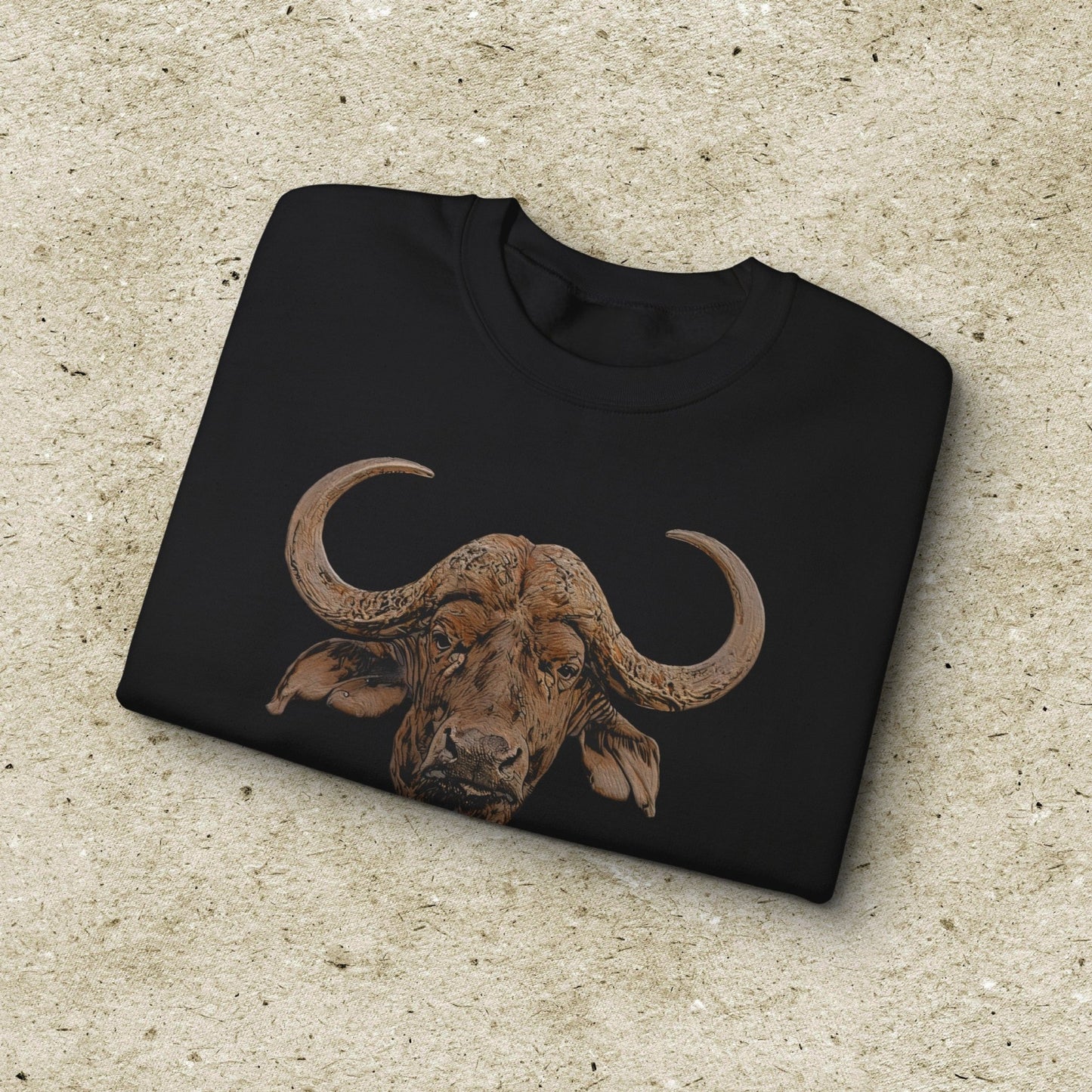 Cape Buffalo Unisex Heavy Sweatshirt - HD Printing