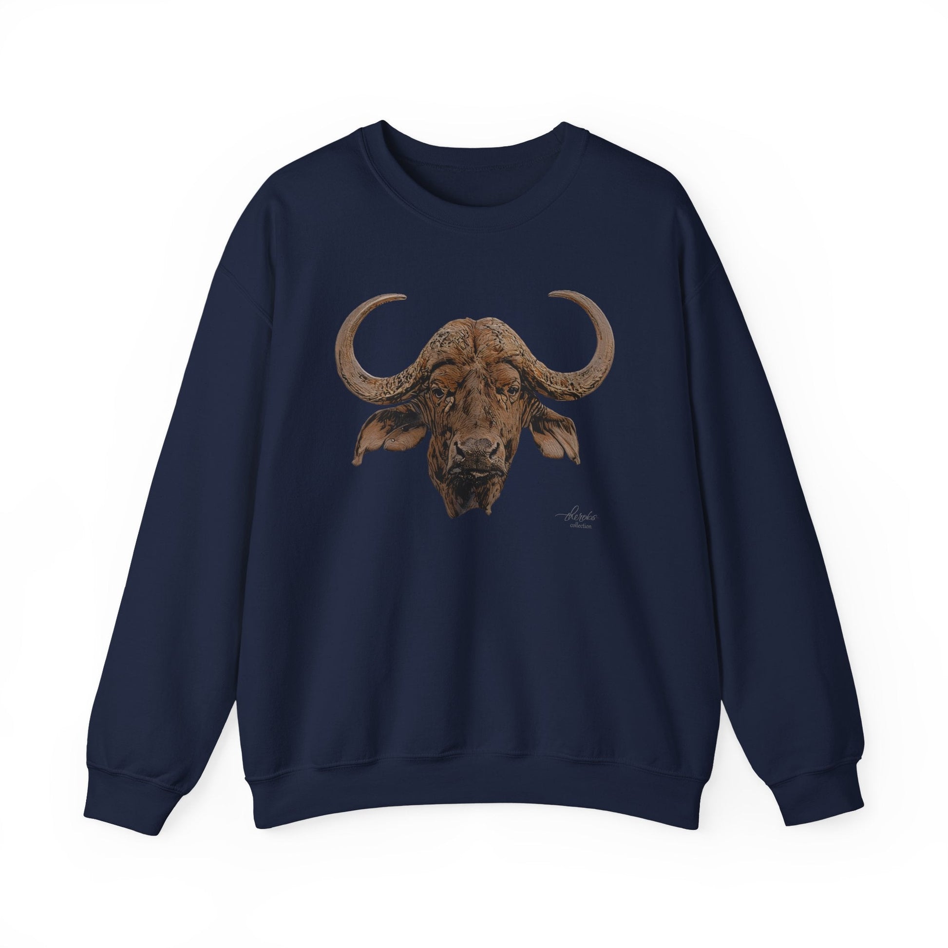 Cape Buffalo Unisex Heavy Sweatshirt - HD Printing