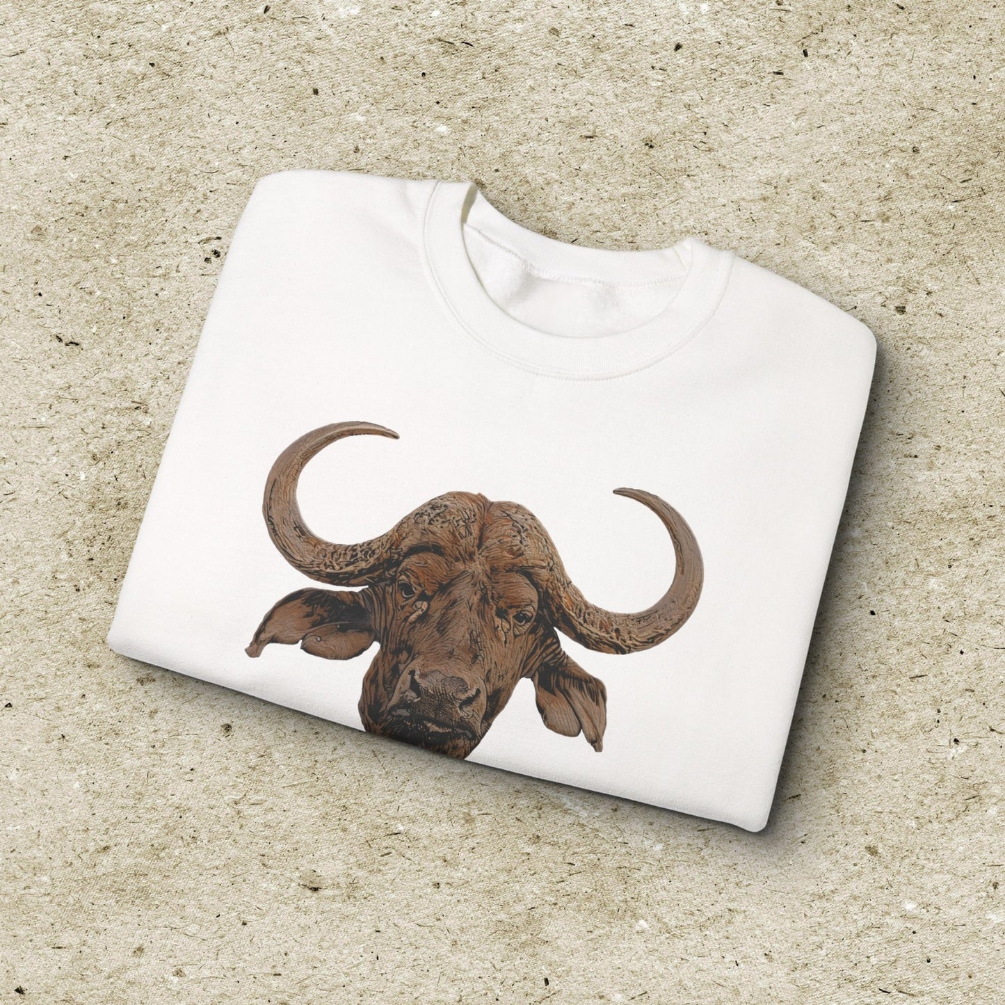 Cape Buffalo Unisex Heavy Sweatshirt - HD Printing